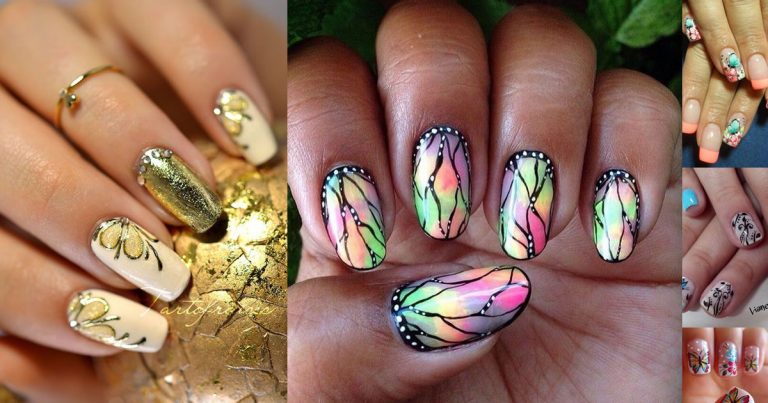 30 Beautiful Butterfly Nail Art Designs That You Will Need To Get