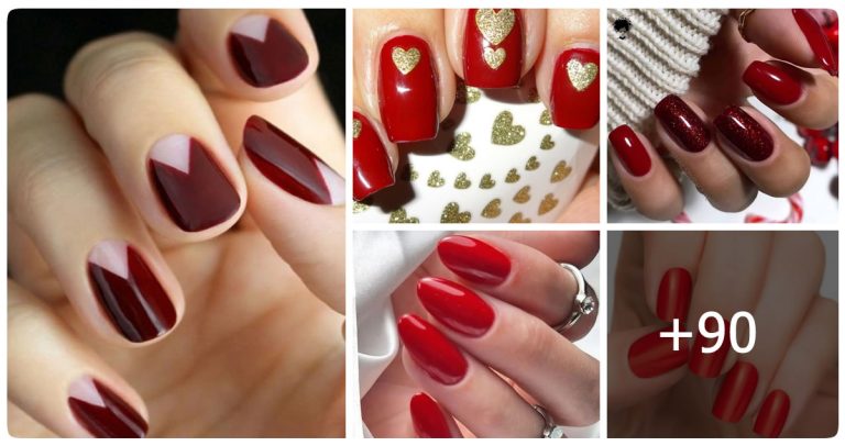 95 Photos: Lots of Red nail ideas to choose the New Year’s manicure!