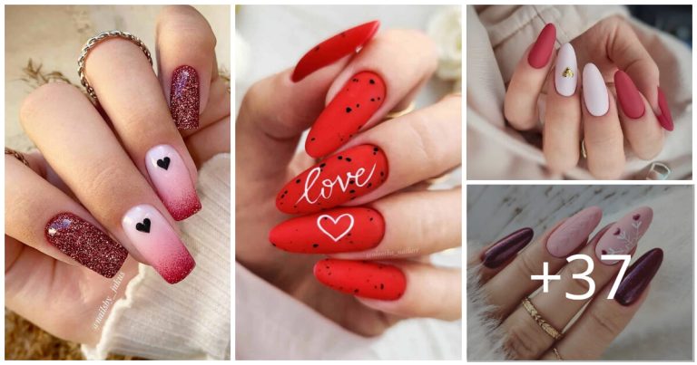 40 Graceful Love Heart Nails For Valentine’s Day That Are Far From Cheesy