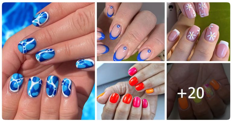 20 Pool Party Inspired Summer Nail Art Ideas