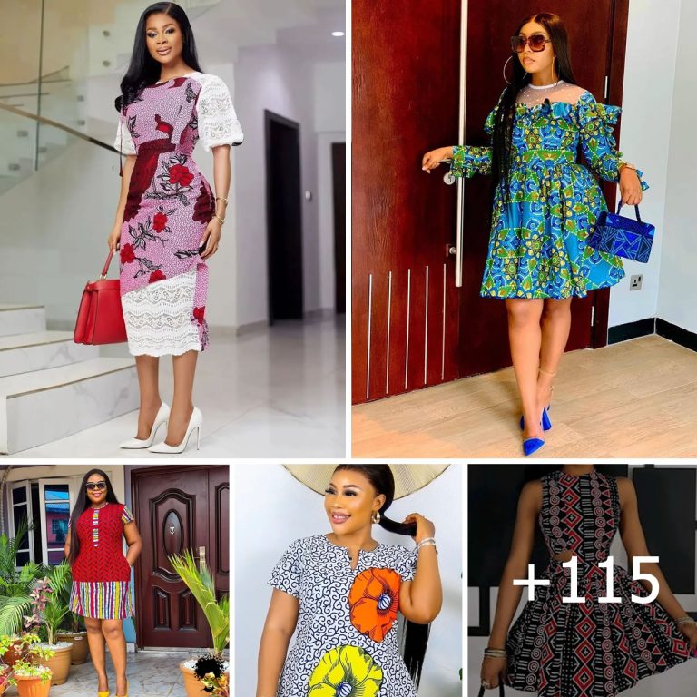 115 Beautiful Simple Ankara Gown Styles For 2025