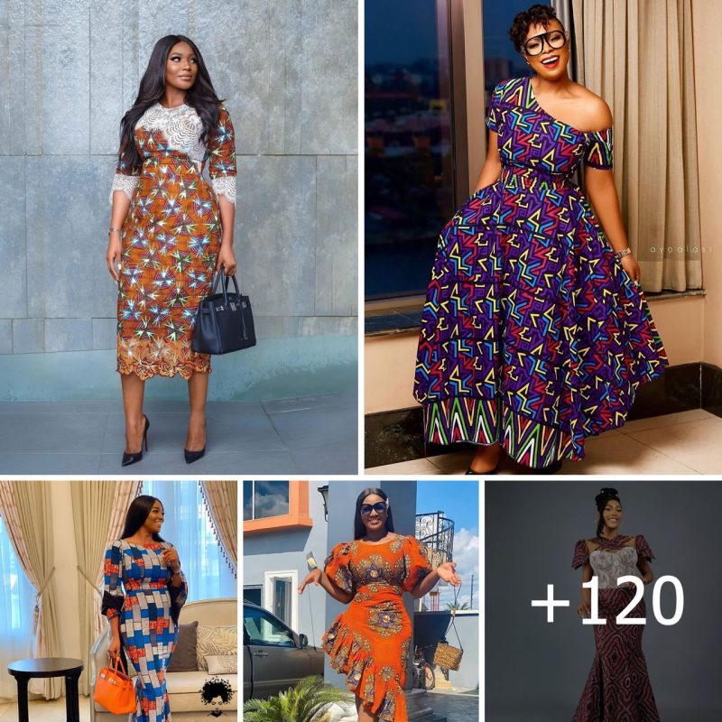 120 Photos: Elegant Ankara Long Gown Designs