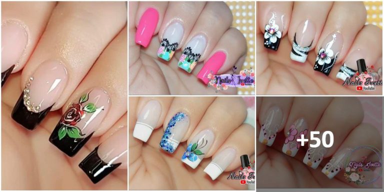 FLOWERS FOR NAILS【+50 Beautiful Painted Designs】💅❣️