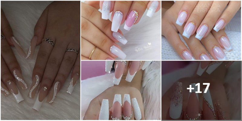 Pink and White Nails 【+ 20 Luxury Models】
