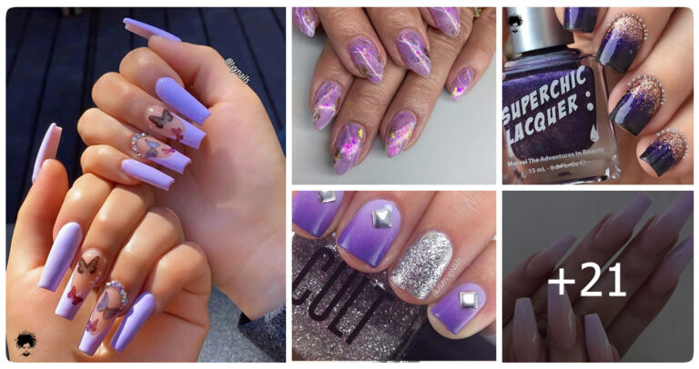 21 Pretty Purple Nail Designs and Ideas