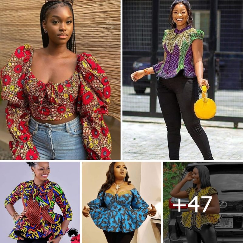 47 Stunning Ankara Top Designs to Elevate Your Skirts and Trousers
