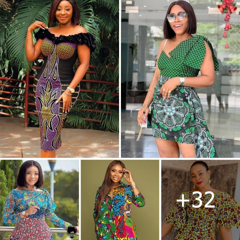 Latest Mix and Match Ankara Dresses 2023-2024