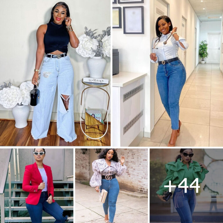 25+ Creative Ideas to Look Fabulous in Blue Jeans Trousers