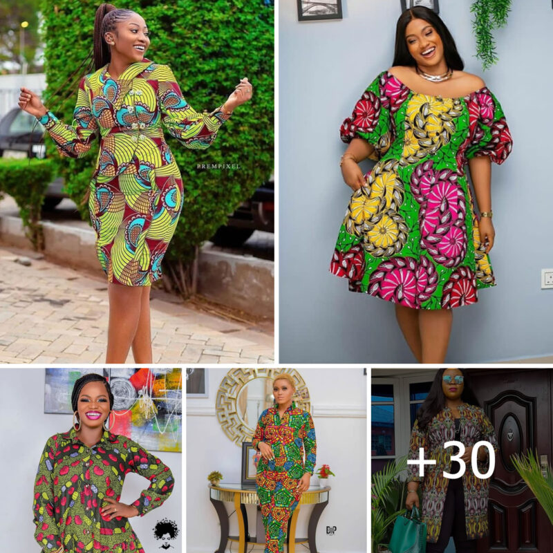 30+ Trendy And Cute Ankara Style Inspirations For Friday Office.