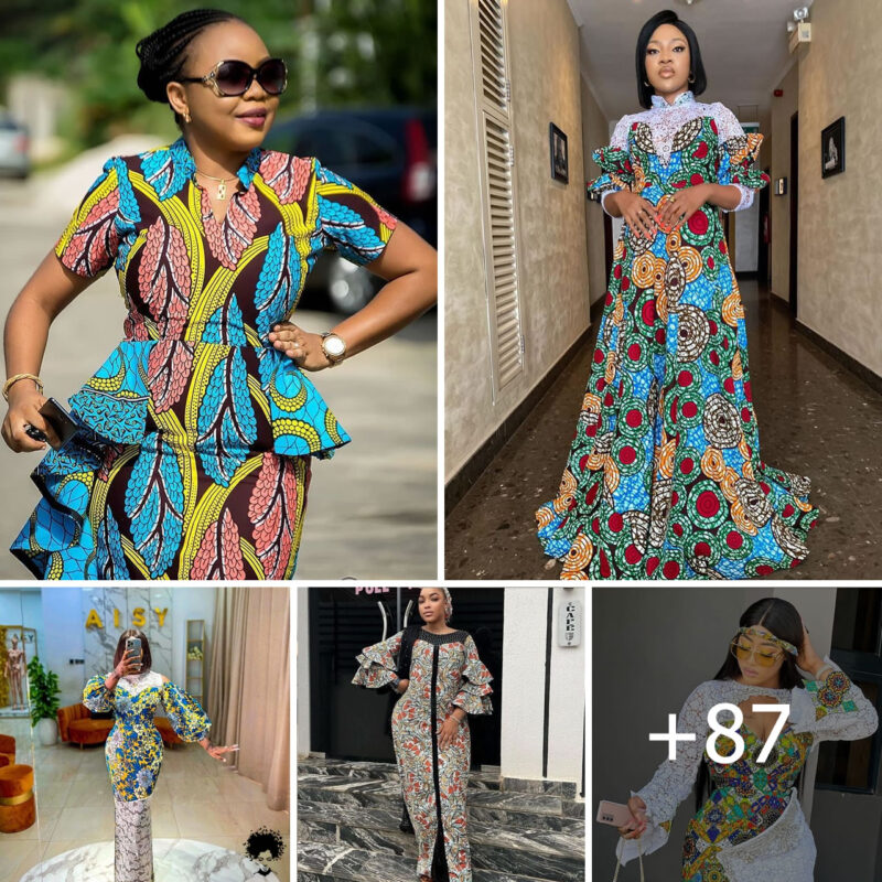 87+ Modest Ankara Long Gown Styles For Stylish African Wives And Moms.