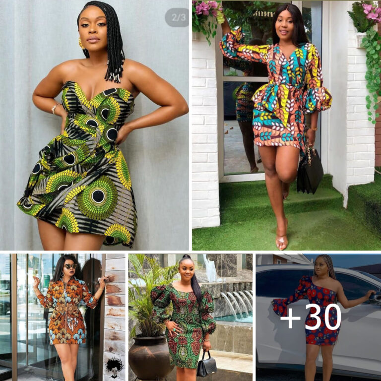 Cute And Stylish Ankara Short Dress Styles You Will Love.