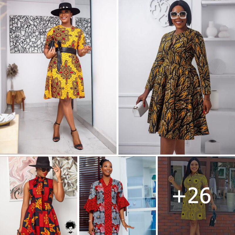 Charming Ankara Short and Midi Gowns: Styles to Adore