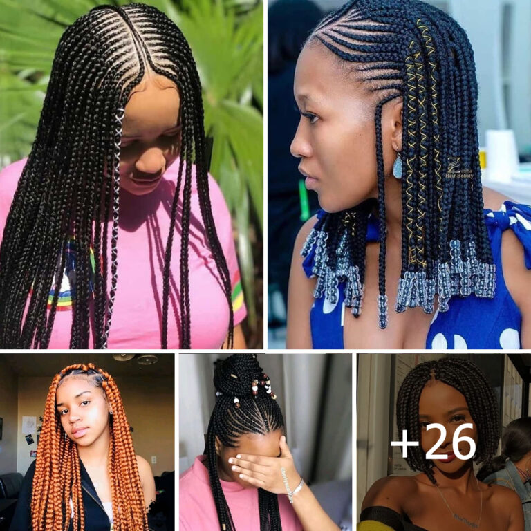 Cute Ghana weaving Cornrow braids hairstyles 2024 | Ghana braids styles