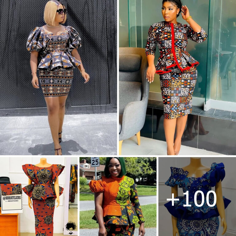 100 Latest Ankara Skirt and Blouse Styles to Wow This Season