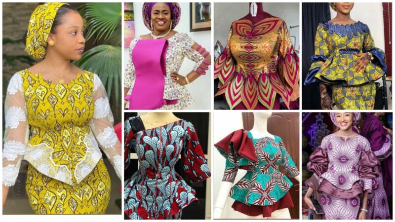 Sophisticated Ankara Blouse Styles for Stylish Women.