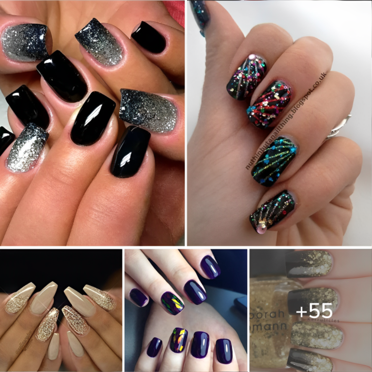 60 Dazzling New Years Eve Nails That Will Outshine The Ball