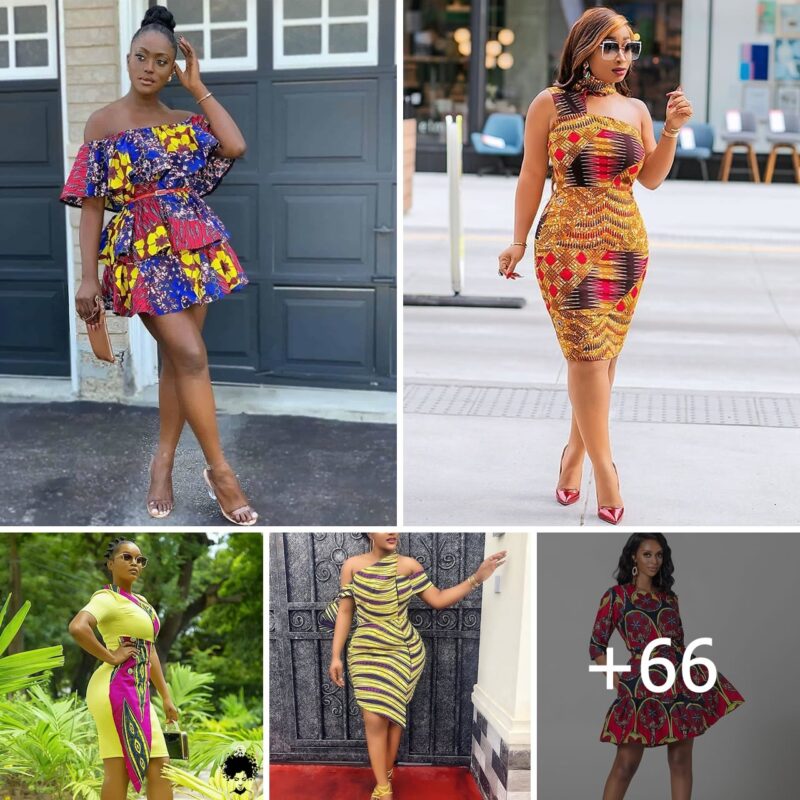 66 Ankara Short Gown Styles Designs 2023