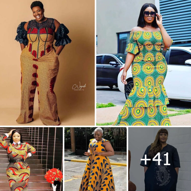 41 PHOTOS: African Dresses for Plus Size Ladies 2023-2024