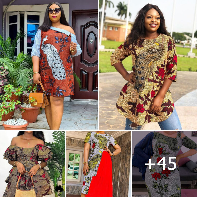 45 Inspiring Images: Stylish Ways to Wear Peacock Ankara Patterns