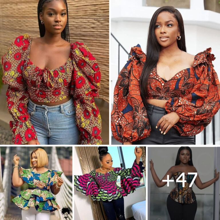 47 Most Gorgeous Ankara Tops for Your Skirt and Trousers