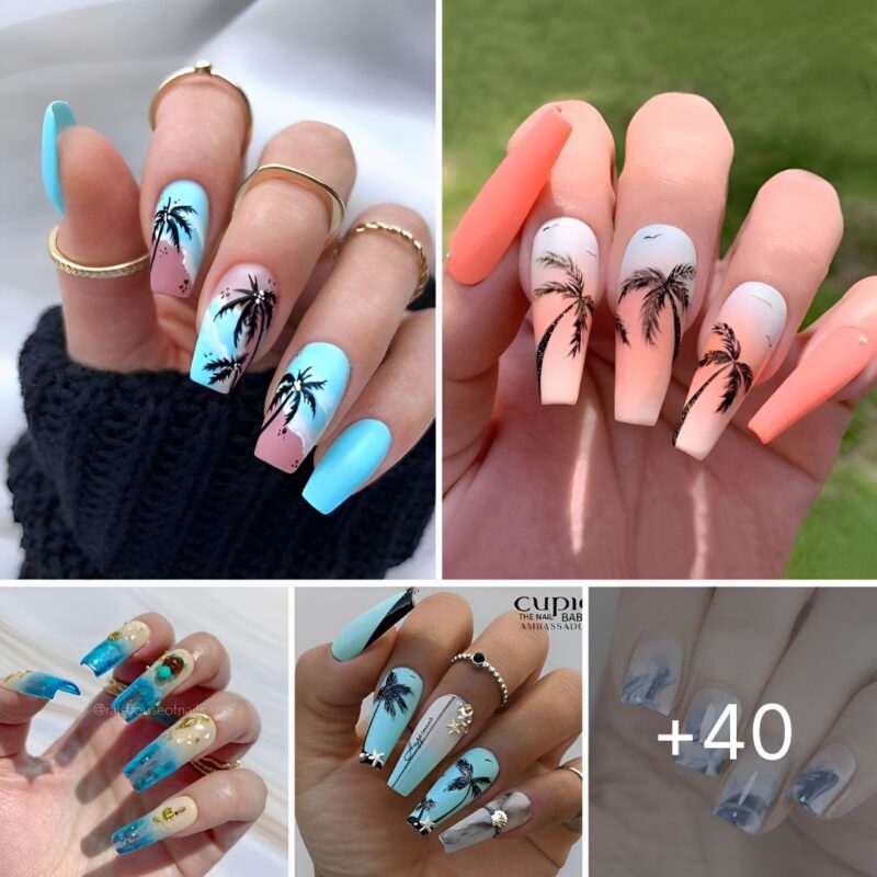 40+ Vacation Nail Art Ideas Perfect For A Beach Summer Holiday