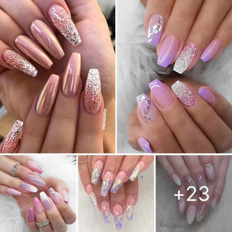 23 Pretty Glitter Ombre Nails That Go With Everything