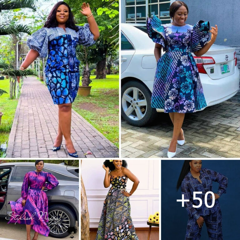 50 Trending Stylish Adire Styles for Fashionable Ladies
