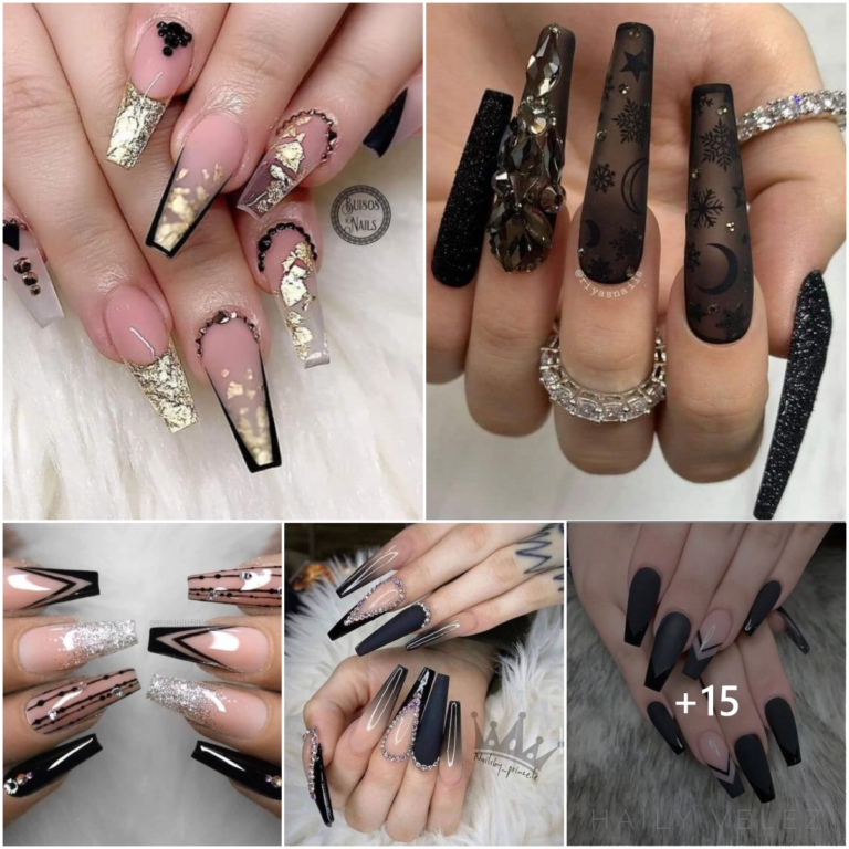 6 Creative Black Acrylic Nail Designs You Should Not Miss Out In 2023