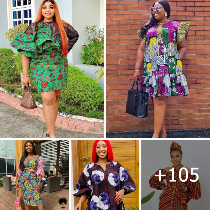 Best Short Ankara Gown for Ladies in 2022 and 2023