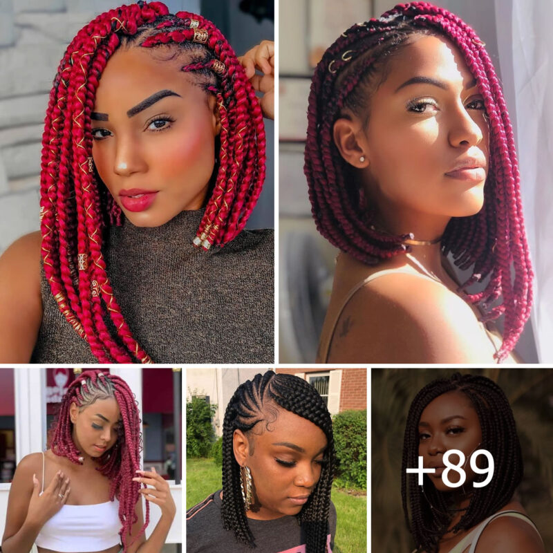 80+ Chic Bob Braids You Should Definitely Try