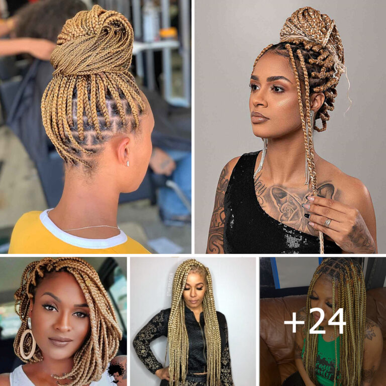 24 Must-Try Blonde Box Braids Hairstyles for 2024