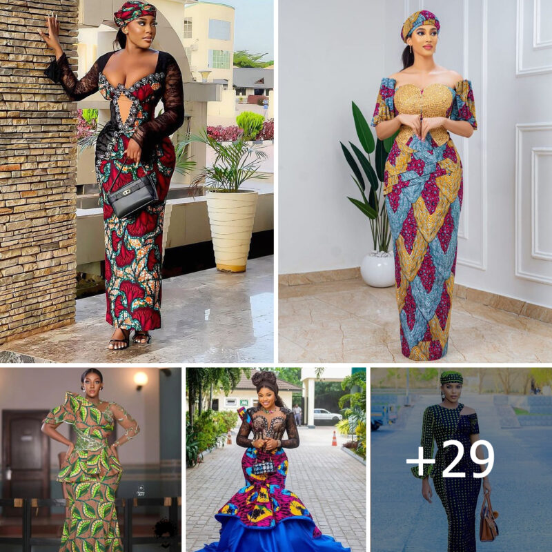 29 Stunning Ankara Long Gown Styles That Rocks.