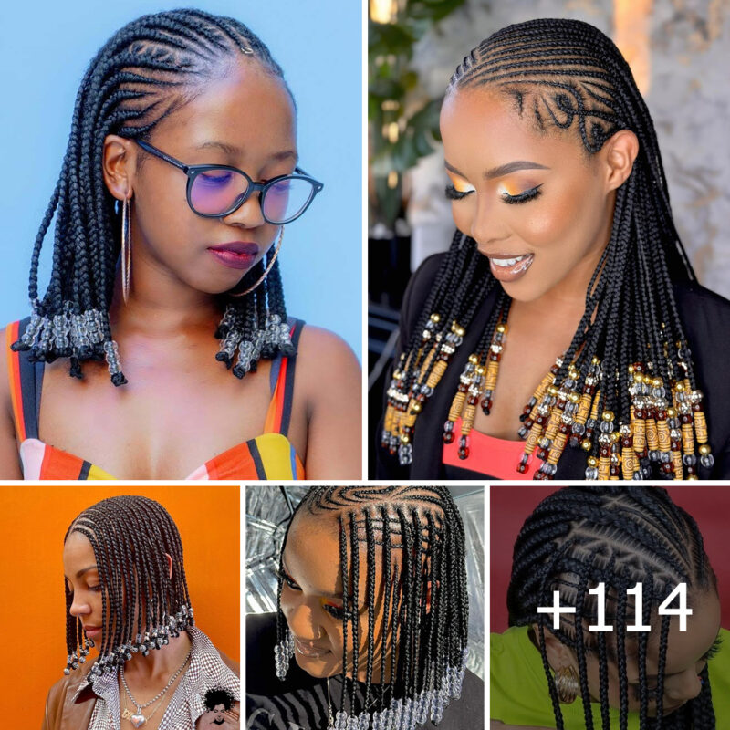 [GALLERY] – Beaded Cornrow Hairstyles: Elegant Braids with a Touch of Glamour