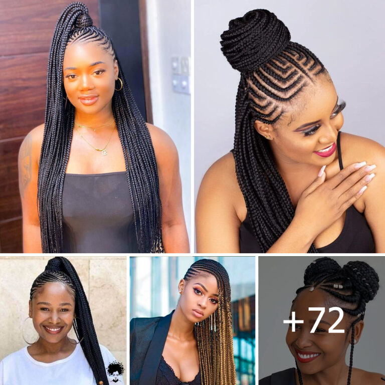 Striking Stitch Braids: Ponytail Cornrow Styles That Turn Heads