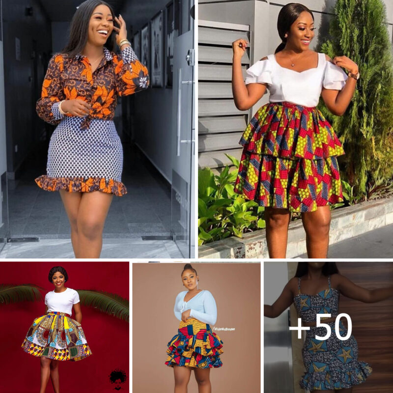 Preppy Perfection: Stylish Ankara Skirt Styles for a Polished Look