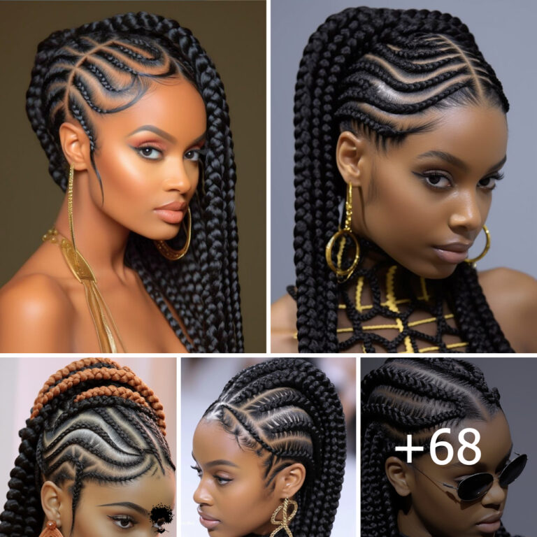 68 Eye-Catching Ghana Braids Hairstyles Perfect for Your Next Photoshoot