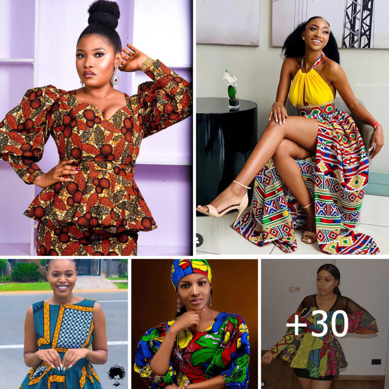 30 African print dress styles for women – Ankara dress styles