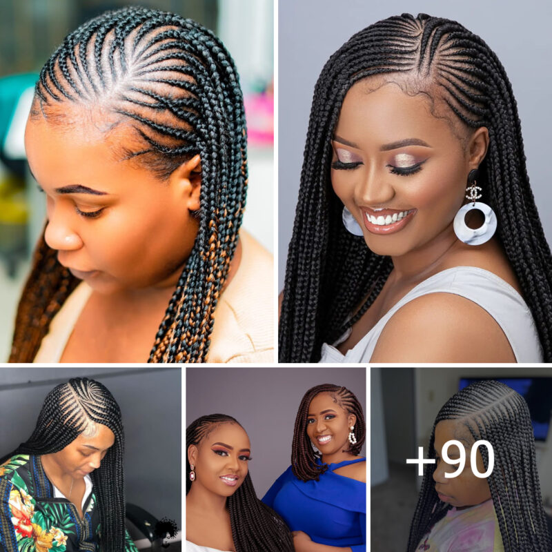 +90 Eye-Catching Ghana Braids for a Stunning Look at Your Next Event