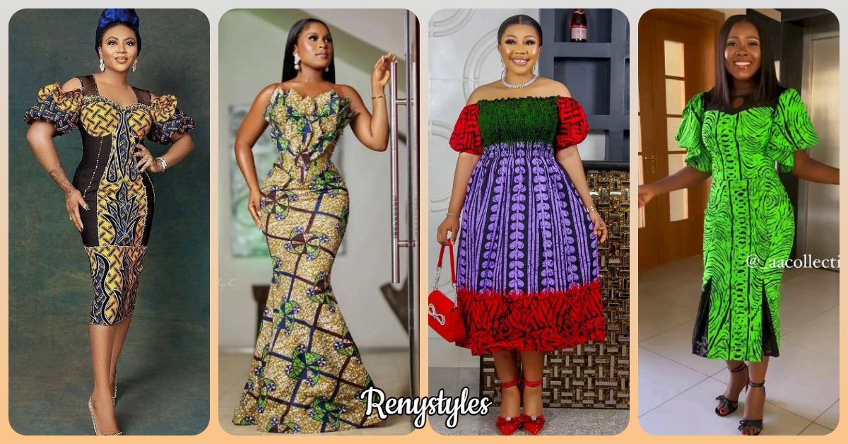Vibrant Designs for Short and Long Ankara Gowns