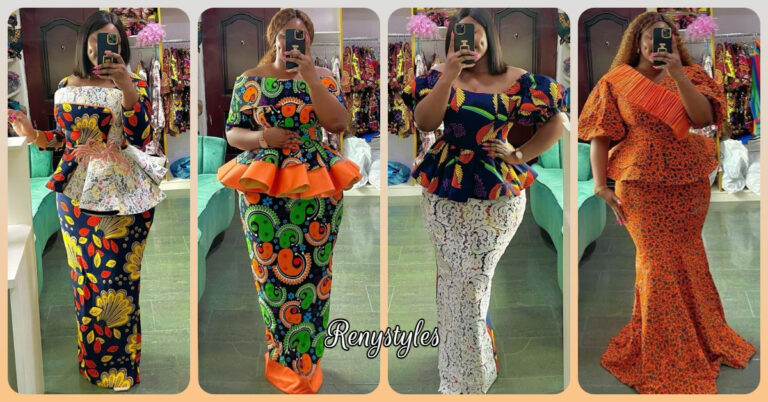 Stunning Ankara Skirt and Blouse 2024