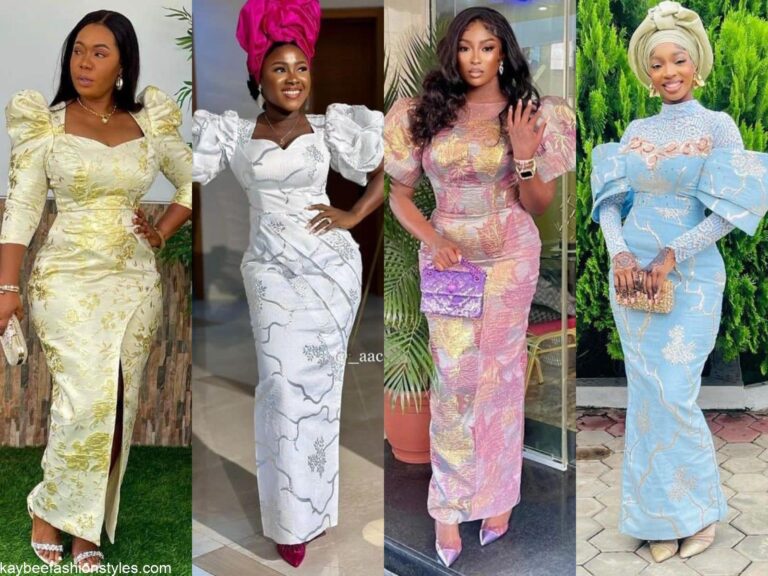 30 Best Brocade Gown Styles for Ladies in Nigeria