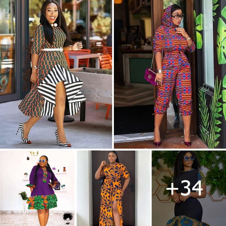 Ankara Street Style of the Day: Chic Ama in the Bola Ankara Dress