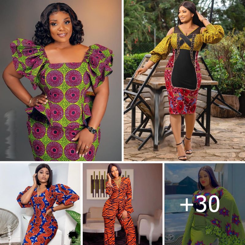 [GALLERY]- 30 Ankara Gown Styles for Ladies
