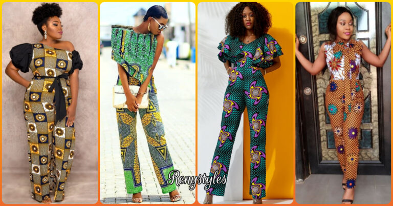 Ankara Jumpsuit Styles Images