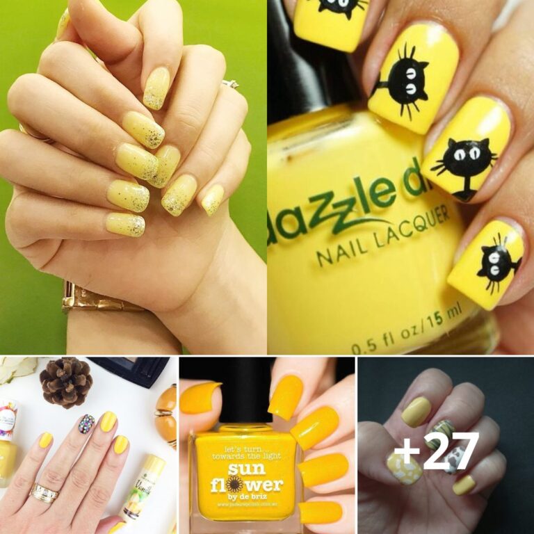 64 Creative Yellow Nail Art Designs: Tips To Design The Best Nails