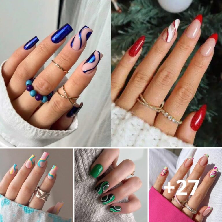 30 Fabulous Swirl Nail Designs So Easy To Copy