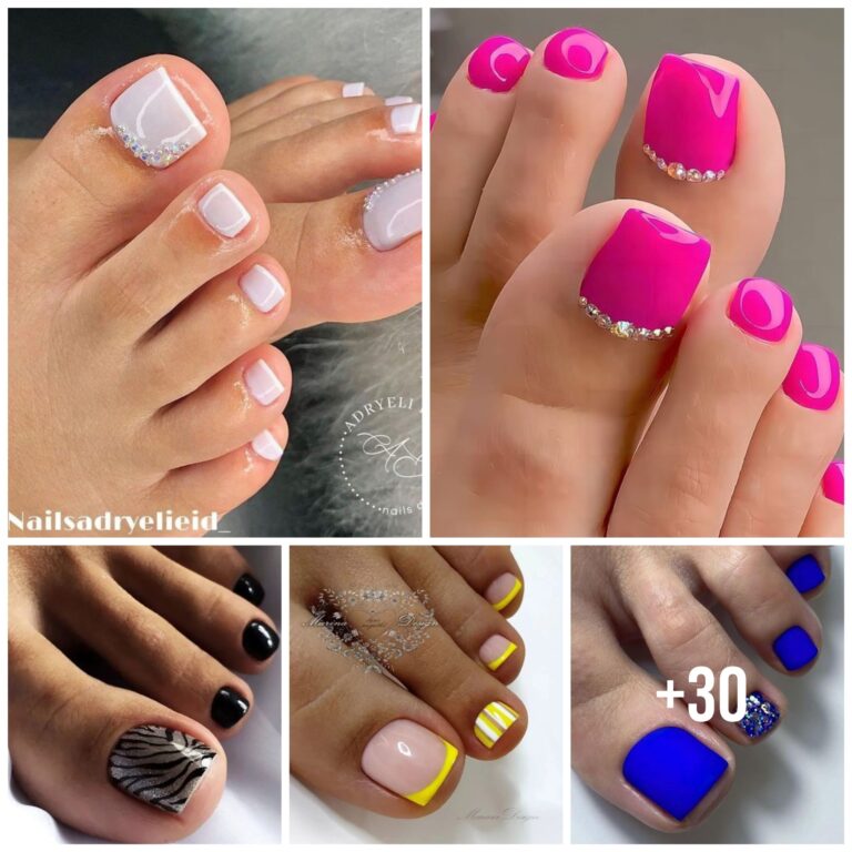 30 Attractive Toe Nail Artwork Inspirations for 2024