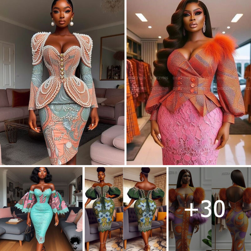Chic and Unique: Ankara Styles and Gowns for 2024 Ladies