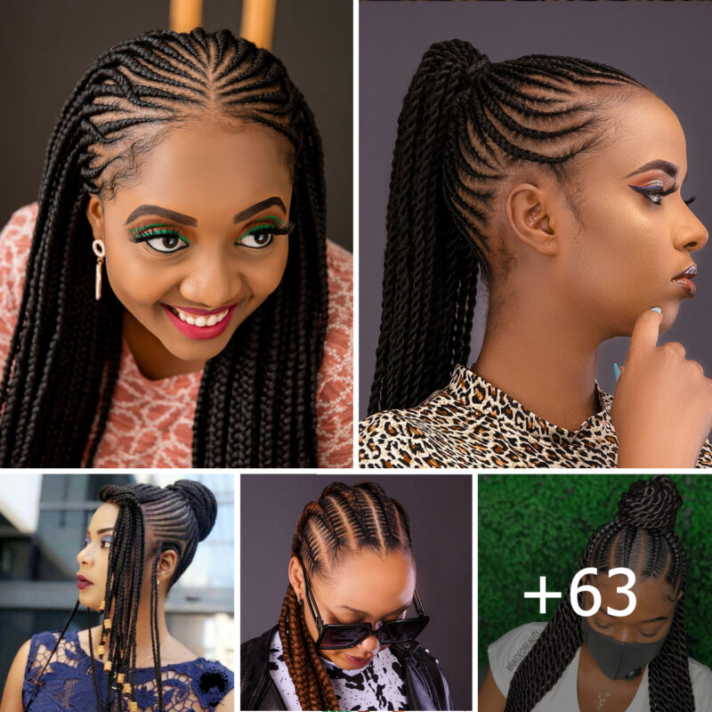 +63 PHOTOS: Professional African braid designs for ladies ‎