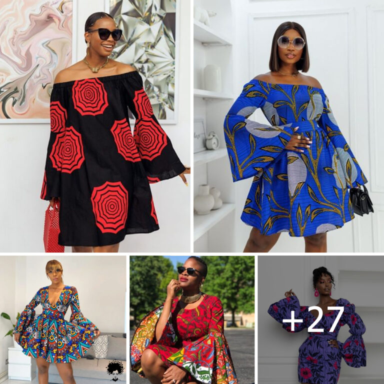 Unveiling Elegance: The Ankara Bell Sleeve Dress Trend
